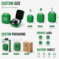 Étui de transport rigide en EVA personnalisé pour manette de jeu avec logo, couleur, taille et intérieur, boîte de rangement portable antichoc avec fermeture éclair