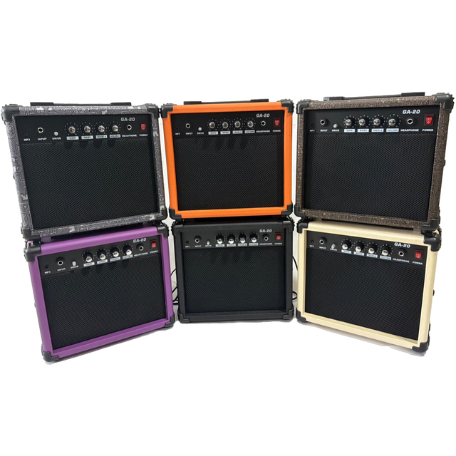 Jingying 2026 Factory Wholesale Professional GA-20 20W Electric Guitar Amplifier Bass Guitar Parts&Accessories
