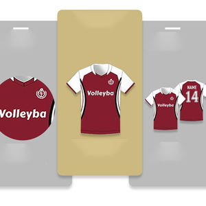 Uniforme de Voleibol Personalizado de Secado Rápido, Manga Corta, para Entrenamiento y Partido, Ropa de Equipo, Jersey de Voleibol Transpirable de Verano con Impresión Digital - Product Image 3