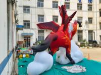 Cheval ailé géant gonflable réaliste de qualité commerciale |   Usine de structures gonflables pour événements festifs, installation dans les parcs