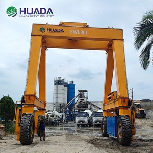 <span class=keywords><strong>80</strong></span> טון מנוע דיזל גומי צמיג מנוף עם 6 מצבי היגוי כבד מסבים & תיבת הילוכים לטיפול בחומרים כבדים - Product Image 4