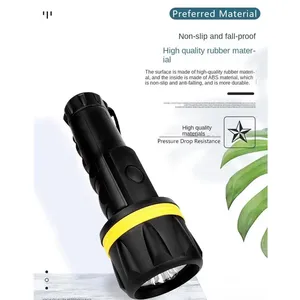 Siêu sáng pin & năng lượng mặt trời hoạt động cao su Led ngọn đuốc Spotlight HID Bóng Đèn Cắm Trại tay đèn pin - Product Image 6