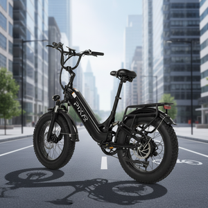 Folding All-terrain City Leisure Bike 20" Steel Frame Lithium Battery 7 Speed Rear <b>Hub</b> 500w Ride1 Brus Brushless Ride1 500w - Product Image 2