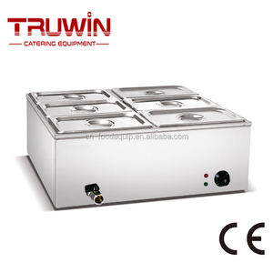 6L eléctrico <span class=keywords><strong>de</strong></span> acero inoxidable Bain Marie 6-Pan calentador <span class=keywords><strong>de</strong></span> alimentos Mesa Buffet Set para hoteles Equipo <span class=keywords><strong>de</strong></span> catering - Product Image 2
