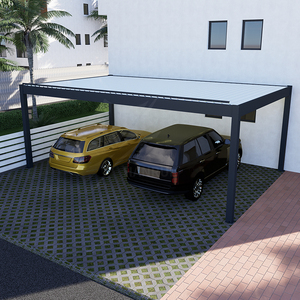 Pergolas à lames orientables automatiques, abris de voiture, pergolas motorisées électriques en aluminium, pergola extérieure, tente de stationnement pour voiture - Product Image 2