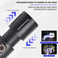 T40 lampe de poche forte charge longue portée maison vie étrangère 5000 lumière LED Laser blanche Ultra lumineuse lampe de poche haute puissance