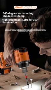 herramientas inalambricas Taladro de impacto inalámbrico industrial <span class=keywords><strong>profesional</strong></span> de 18 V para trabajo pesado taladro percutor - Product Image 3
