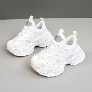 Nouvelles baskets de créateur pour femme 2026 avec logo personnalisé, à lacets, plateforme, semelle type pneu, rehaussantes, légères, été - Product Image 2