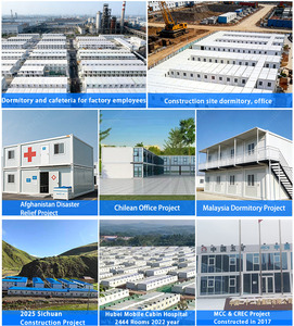 Maisons modulaires détachables à faible coût personnalisables, dortoirs préfabriqués pour employés et résidences familiales - Product Image 4
