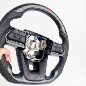 พวงมาลัยคาร์บอนไฟเบอร์ ใช้ได้กับรถยนต์โตโยต้า คัมรี่ TRD XSE SE ปี 2019 2025 2016 2018 2010 2024 2020 <span class=keywords><strong>2022</strong></span> 2011 2021 2012 2007 - Product Image 3