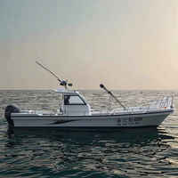 Grandsea nouveau bateau à console centrale en fibre de verre pour les loisirs et le divertissement avec moteur hors-bord