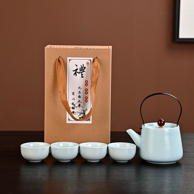 Ge ware 4 tasses de bleu ciel