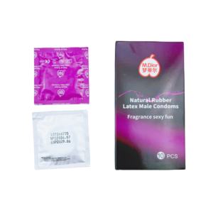 Ultradünne Trauben-Aromatisierte Latex-Kondome für Männer Genoppte Sex-Kondome - Product Image 2