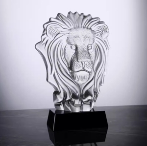 Trophée en cristal Iceberg médaille personnalisée créative <span class=keywords><strong>t</strong></span>ête <span class=keywords><strong>de</strong></span> <span class=keywords><strong>loup</strong></span> transparente aigle Lion <span class=keywords><strong>t</strong></span>ête <span class=keywords><strong>de</strong></span> tigre <span class=keywords><strong>loup</strong></span>-<span class=keywords><strong>garou</strong></span> tuer mémorial - Product Image 4