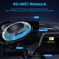 AUTOMMI - Caja de Navegación GPS Inalámbrica para Automóvil con CarPlay y Android Auto, WiFi Integrado, 4G, 64 GB, Radio con IA, Android 13