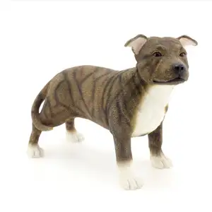 PIT BULL Terrier en résine, vente en gros, fait à la main, jouet de décoration de maison, artisanat, cadeaux, offre spéciale,