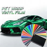 Film de protection de voiture en vinyle, film de changement de couleur de véhicule, autocollant PPF, plus de 400 couleurs, film sans bulles, sans résidus