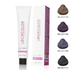 Salon Use Rich Plant Healthy Ammonia Allergic Free Weave halal Hair Color Cream Dye Pencil Gray 4/111