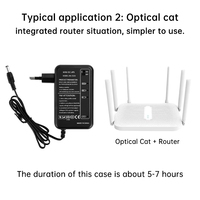 Mini-onduleur portable AC 100-240V vers DC 5V 9V 12V pour modem, caméra CCTV, routeur Wi-Fi, amplificateur de bande LED, amplificateur de panneau