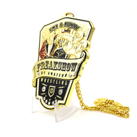 Pas de Minimum de Souvenir personnalisé métal Style rétro St religieux alliage de Zinc or blanc métal médaille