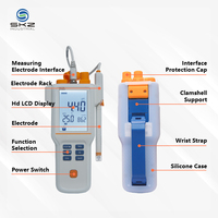 Medidor de pH Portátil PH110B 0.00-14.00pH, Pantalla LCD de 3.5 Pulgadas, Resistente al Agua IP65, Calibración de 1-2 Puntos, MTC, 400g, Probador de Calidad del Agua