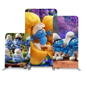 Set di 3 fondali quadrati cornice giocattolo tema fotografia vinile foto sfondo per bambini festa di compleanno fondali decorazione X6070 - Product Image 3