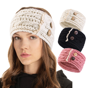 Diadema <span class=keywords><strong>de</strong></span> punto <span class=keywords><strong>de</strong></span> invierno Diadema <span class=keywords><strong>de</strong></span> ganchillo Calentador <span class=keywords><strong>de</strong></span> orejas con botón <span class=keywords><strong>de</strong></span> encaje Banda <span class=keywords><strong>para</strong></span> <span class=keywords><strong>el</strong></span> cabello Ropa <span class=keywords><strong>para</strong></span> la cabeza Banda <span class=keywords><strong>para</strong></span> <span class=keywords><strong>el</strong></span> cabello <span class=keywords><strong>de</strong></span> <span class=keywords><strong>lana</strong></span> <span class=keywords><strong>de</strong></span> invierno - Product Image 1