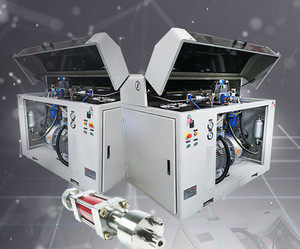 เครื่องตัดวอเตอร์เจ็ทซีเอ็นซีหินธรรมชาติไนลอนแบบหัวคู่ - Product Image 5