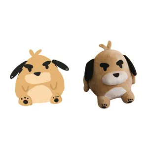 Mainan Logo Kustom Plush Grosiran Boneka Hewan Besar Kanada Mainan Mewah Desain Anjing Imut