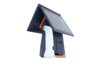 Tablette POS Windows CITAQ, terminal tout-en-un, double écran tactile avec imprimante thermique, Intel Celeron J1900 64G/256G