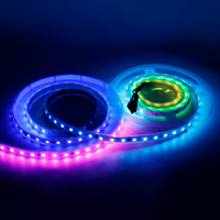 Bande LED à pixels adressables COXO DMX512 24V 12V avec contrôle continu et indépendant par point de rupture pour parcs à thème