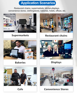 15 inch Windows hệ thống POS cho nhà hàng tất cả-trong-một điểm của bán Hệ thống hoàn chỉnh máy POS Máy tính POS giải pháp - Product Image 5