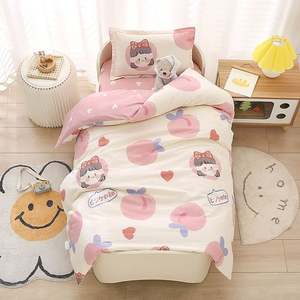 Ensemble de housse de couette de dessin animé, taille Queen, 1 housse de couette + 1 taie d'oreiller + 1 drap pour enfants, adolescents, garçons et filles - Product Image 6