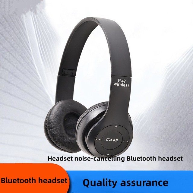 P47 Retro Studio DJ Stereo Over-Ear Headsets V 5.3 Wireless Music Good Mobile Phone Travel Certified ROHS