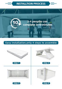 Lusso 2-4 camere da letto casa contenitore a due piani espandibile Mobile modulare prefabbricato contenitore 20ft 40ft spedizione pieghevole casa - Product Image 6