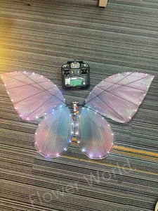 Papillon Bionique Décoratif d'Extérieur pour Jardin, Insecte Dynamique Simulé Coloré, Télécommande Radio RC, Modèle Hsj Butterfly-1 - Product Image 3