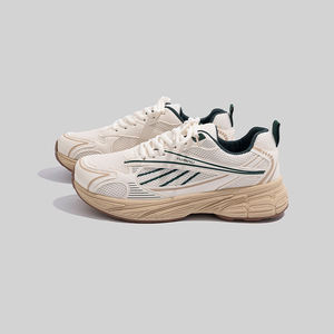 Zapatillas deportivas para hombre al por mayor, con suela gruesa y de perfil bajo, ligeras, con cordones, informales, aptas para todas las estaciones. - Product Image 1