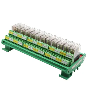 Módulo de relé de 16 vías DBL-16L2-24V, placa de control, amplificador PLC, DBL-16L2-24V, 12V, 5V, corriente directa