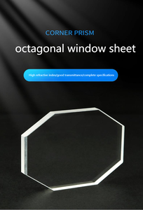 고정밀 광학 프리즘 창 시트 맞춤형 팔각형 정밀 광학 유리 가공 맞춤형 광학 유리 프리즘 - Product Image 6