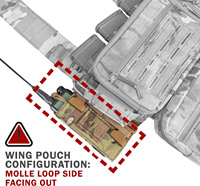 Logo personnalisé OEM Premium sac de poitrine en nylon réglable mag pochette support molle formation gilet tactique plate-forme de poitrine