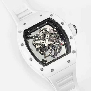นาฬิกาเซรามิกหรูหรา ระบบอัตโนมัติ พร้อมกลไกตูร์บิญองแบบโปร่งใส หน้าปัดคริสตัลแซฟไฟร์ สายยาง รุ่นลิมิเต็ดอิดิชั่น - Product Image 2
