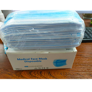 Kustom Logo 3 lapisan tapaboca desechables tapa bocas masker wajah Mascarilla desechable dengan popularitas tinggi - Product Image 2