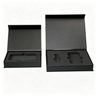 Boîte d'emballage cadeau magnétique en carton rigide EVA avec insert en mousse EVA, logo personnalisé, vente en gros