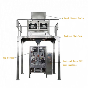 Máquina Empacadora Vertical de Guisantes Directo de Fábrica, Solución Completa de Línea de Empaque para Guisantes de Azúcar, Máquina Empacadora de Alimentos - Product Image 2