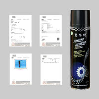 SPRAYMASTER Vente en gros Usine OEM 550ML Huile de silicone purifiante Lubrifiant léger Spray d'huile de silicone Colle adhésive
