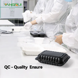 Wellpack vỏ sò 8x8 inch <span class=keywords><strong>48</strong></span> oz bữa ăn chuẩn bị hộp lò vi sóng tủ đông an toàn lấy đi nhựa bản lề thực phẩm hộp nhựa - Product Image 5