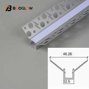 2025 Hot Sale Internal Corner Customized Lace Drywall Ceiling <b>Led</b> Aluminum <b>Led</b> Profile <b>Led</b> Strip Plaster Gypsum Board Ceilings - Product Image 2