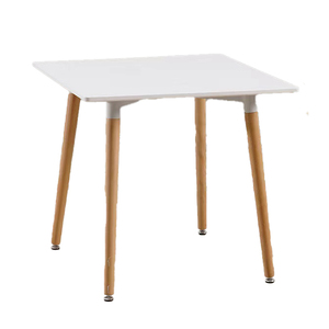 Modern Room <strong>Table</strong> White Black <strong>Coffee</strong> <strong>Table</strong> <strong>Wooden</strong> Top Set 4 Chair East Install - Product Image 1