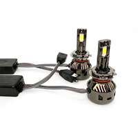 Nouvelle ampoule LED T4 9005 H7 H11 H4 pour phare de projecteur mini, 12V 32000 Lumens 6000K pour mise à niveau de l'éclairage automobile