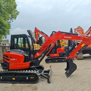 Escavatore Compatto Usato in Vendita KUBOTA 155-5 Classe 5-6 Tonnellate con Cingoli in Gomma per Lavori di Paesaggistica e Agricoltura 155-3 - Product Image 1